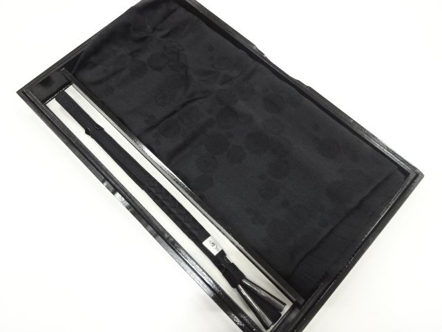 JAPANESE KIMONO / OBIJIME & OBIAGE SET FOR MOURNING